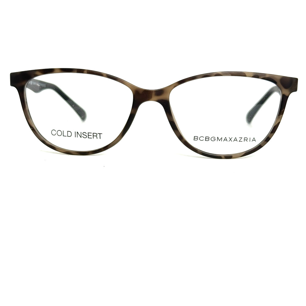 BCBG Maxazria Cat Eye Eyeglasses Italy Damaris Vintage Tortoise 55 16 140 H20772